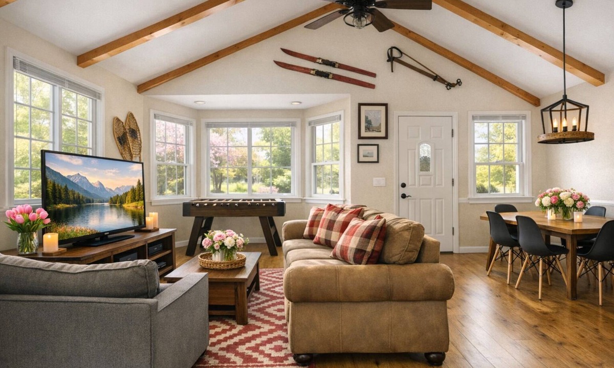 Big Bear Lake Cottage | AC + <5mins to Village/Shops/BikePark/Zoo + FirePit