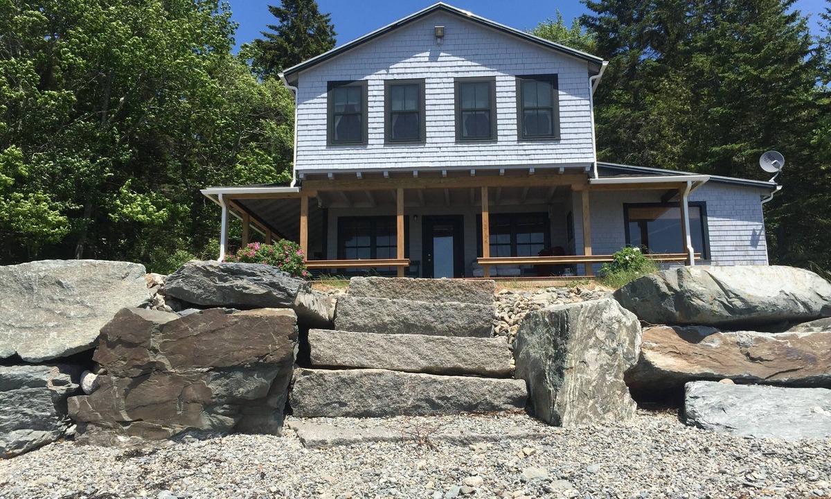Surry House | Acadia/Blue Hill, Private Beach: Seaside House + Forrest House 3min walk on lane