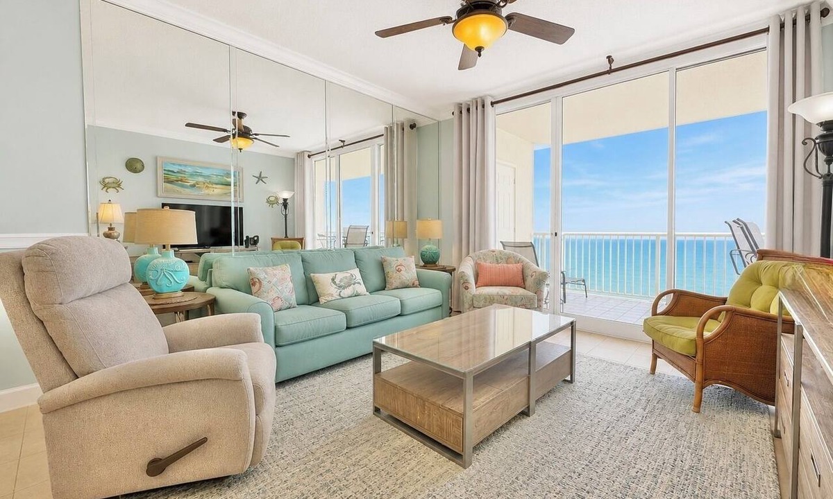 Fort Morgan Condo | Beach Club A1507 King/Qn/Sleeper Direct Gulf View-On Beach! - WIFI -TV Upgrades