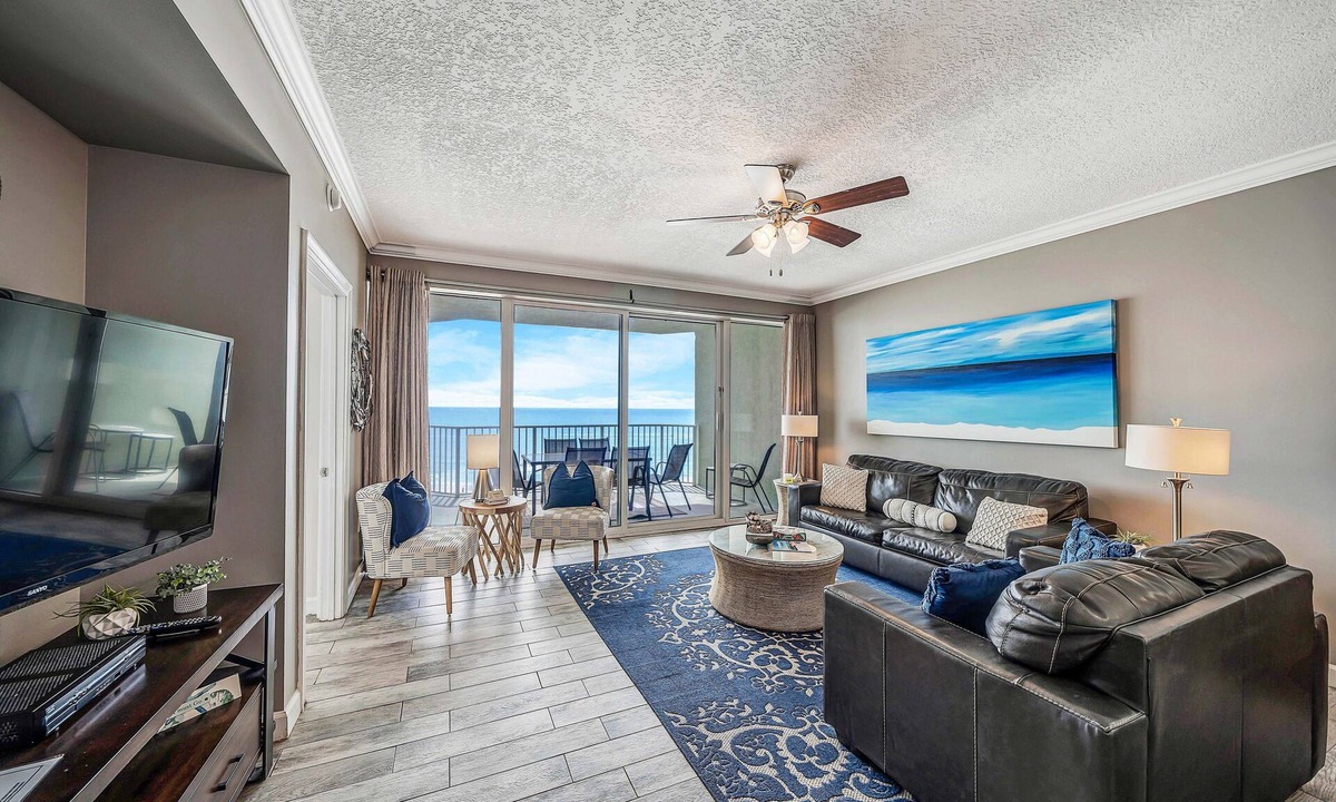 Panama City Beach Condo | Boardwalk 4 Bedroom 3 Bath 6th floor*Sleeps 12
