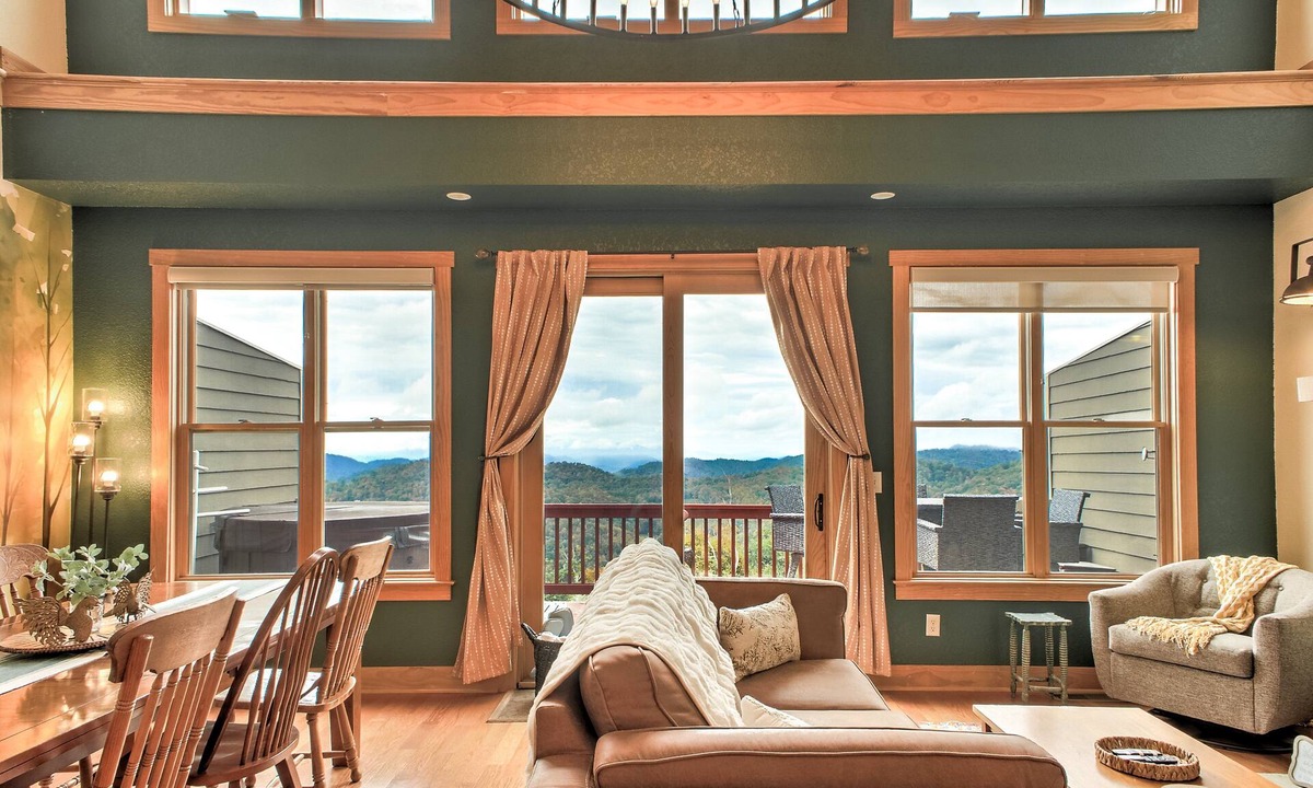 Wolf Laurel House | Cloud Dancer | Spacious retreat with amazing views & hot tub