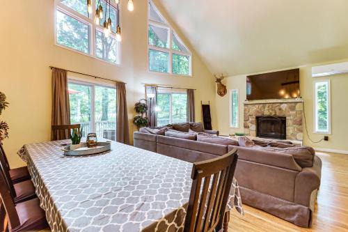 Albrightsville House | Furnished Deck + Fire Pit: Poconos Outdoorsy Gem