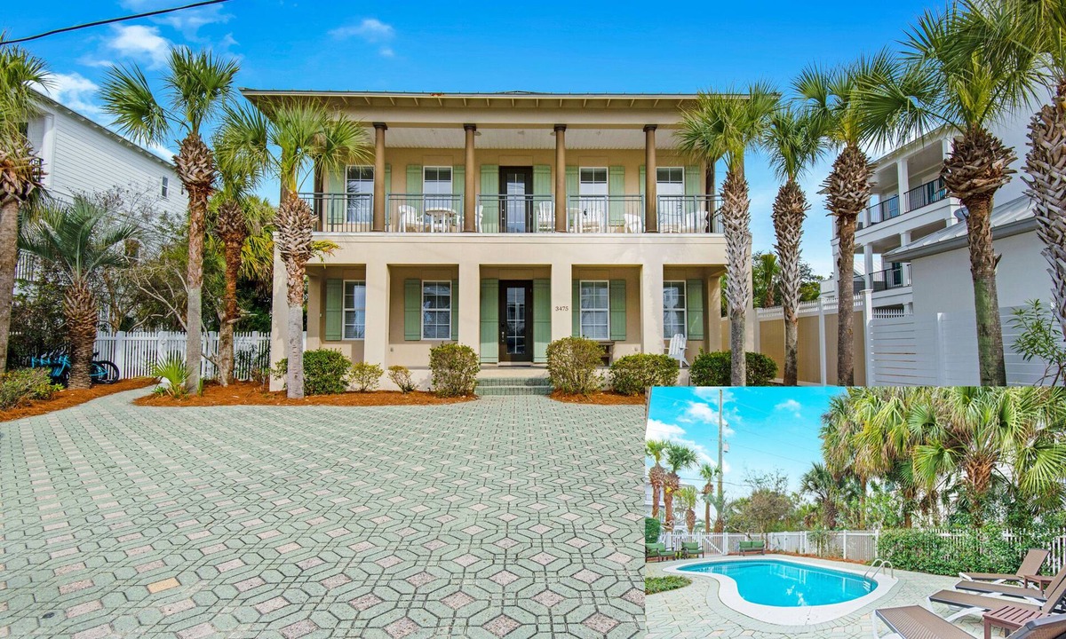 Seagrove Beach House | ⭐Gulf Views~Walk 2 Beach~PRIVATE Pool~Huge Balcony~Kiwi Grove