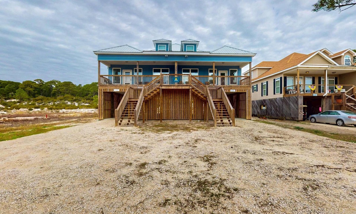 Audubon Place Condo | Gulfview duplex with loft, full kitchen, and washer and dryer.