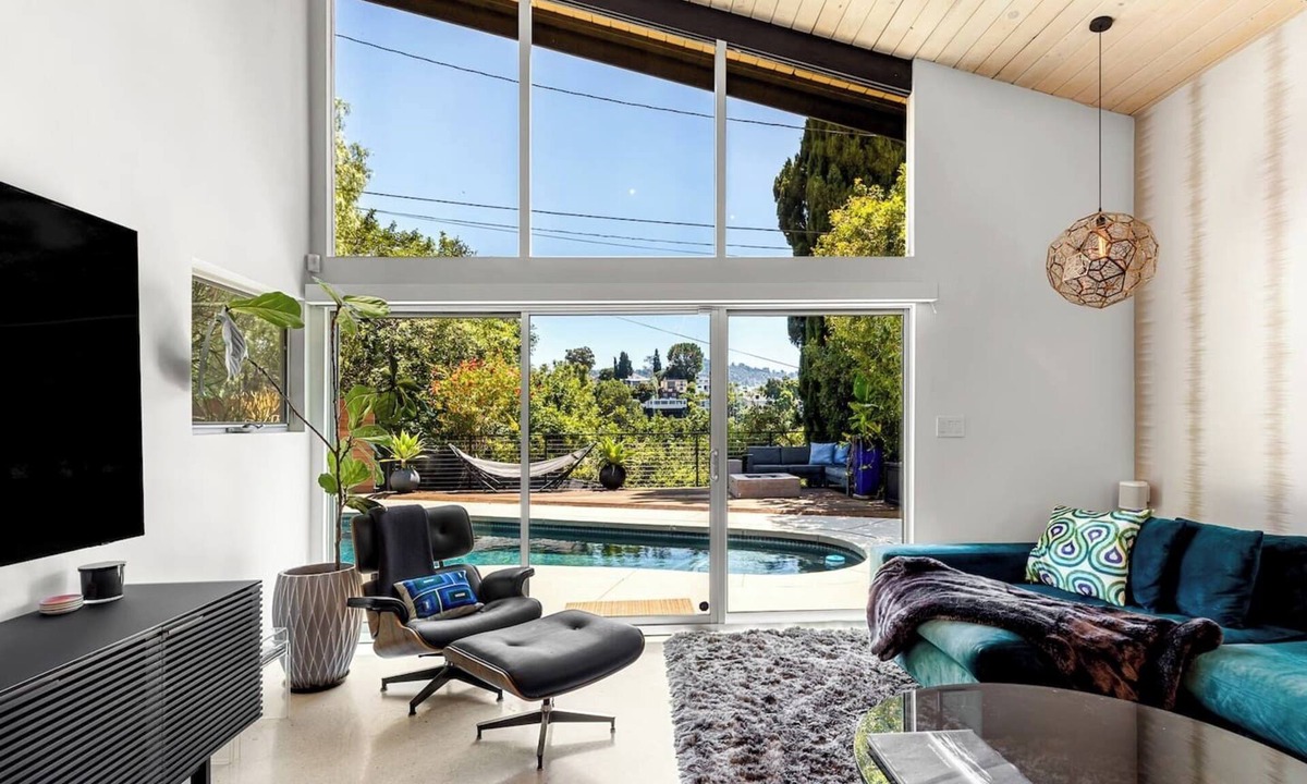 Studio City House | Mid-Century Modern Hills Retreat | Pool, Hot Tub, Steam & Views