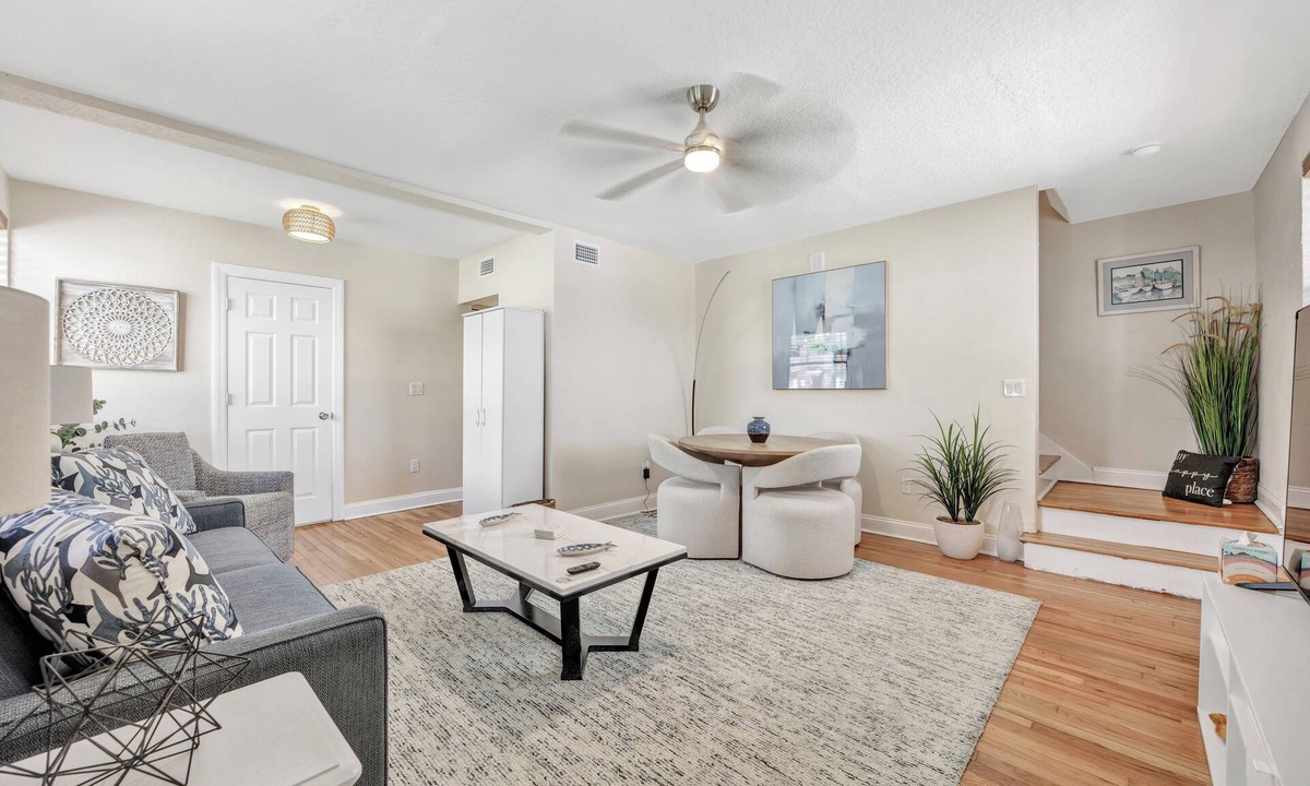 San Marco House | newly renovated chic house with covered patio & yard steps from San Marco Square