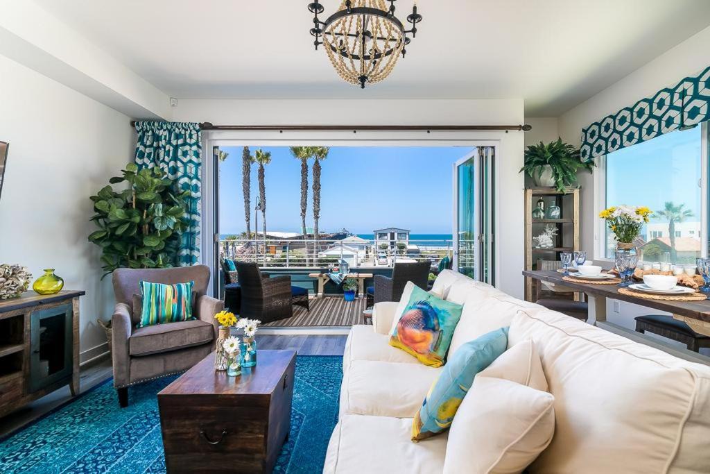 Imperial Beach House | Ocean View 3 Bedrooms Condo, just steps from the park, pier & water!