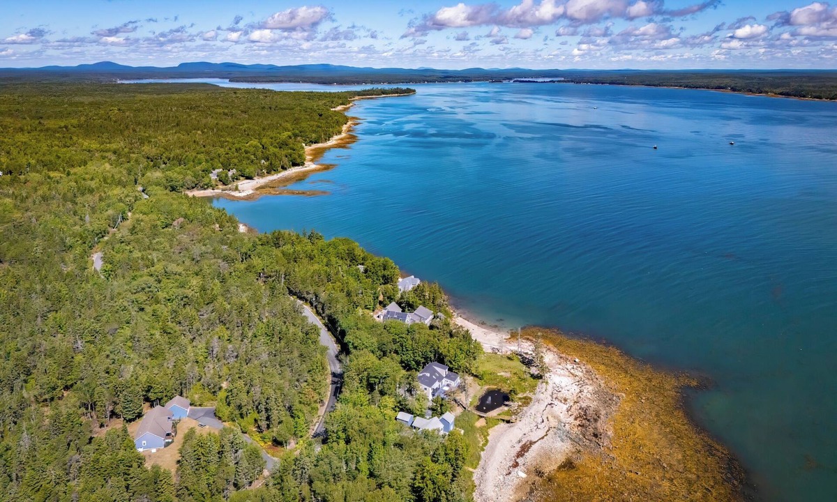 Corea House | Oceanfront Seaglass Estate Near Acadia National Park, with Hot Tub and Views!