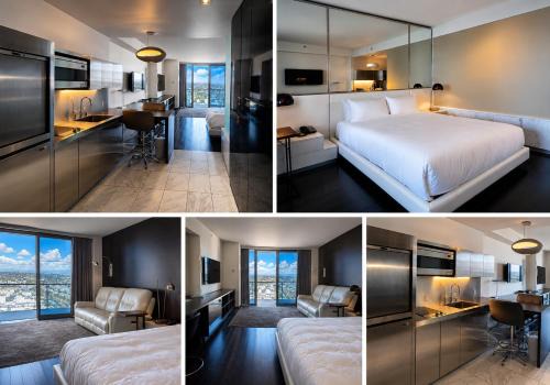 Las Vegas Apartment | Palms Place Hotel Mountain View with Open Balcony