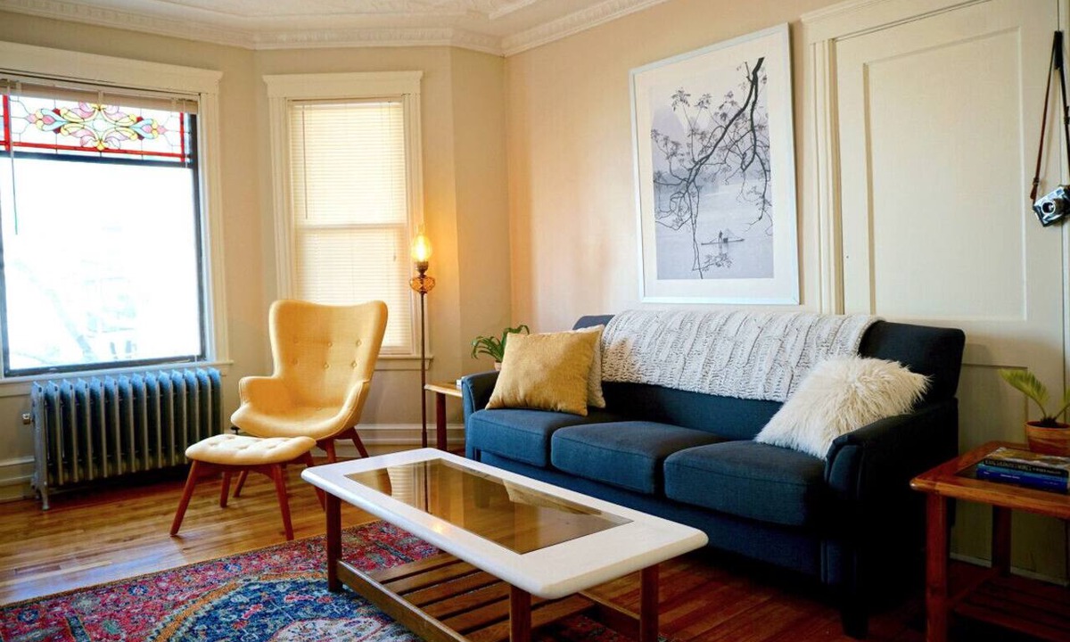 Parkside Apartment | Parkside Victorian 2BR — walk to Old Port, off-street parking, balcony