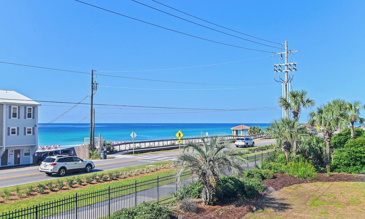 Emerald Waters Village Condo | Pet Friendly Gulf View Condo Steps to Beach Heated Pool | Ciboney