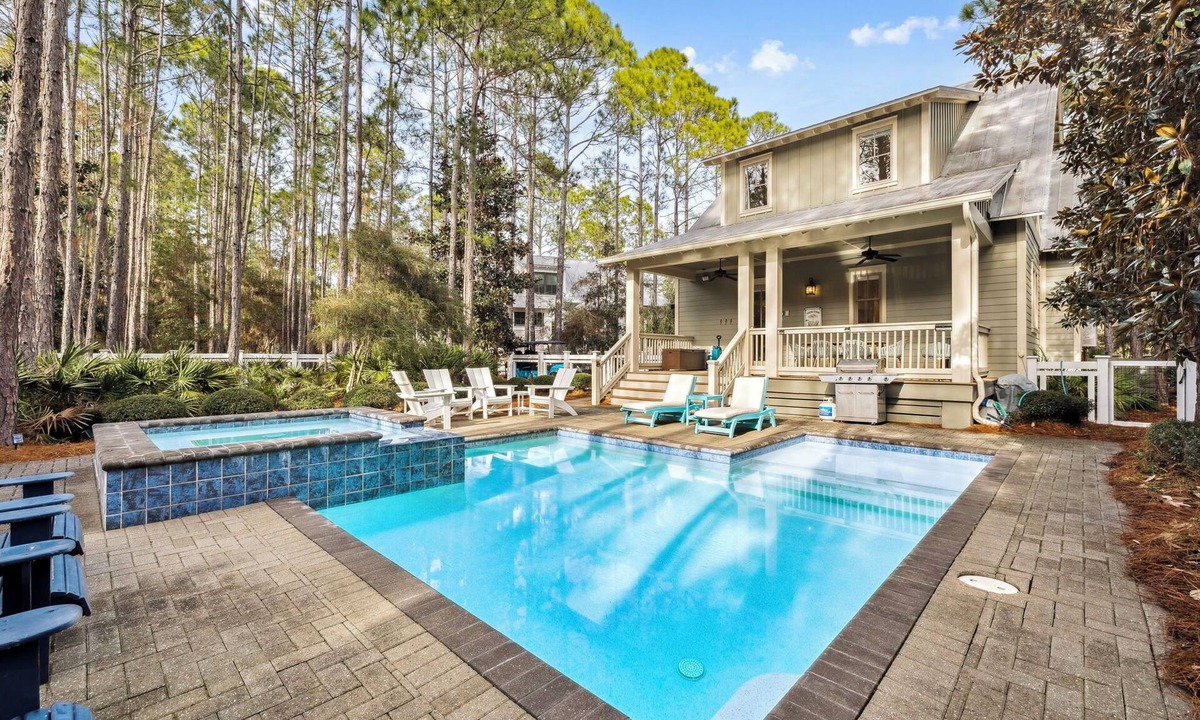 Forest District House | Private Pool & Spa Retreat w/LSV in WaterColor’s Forest District