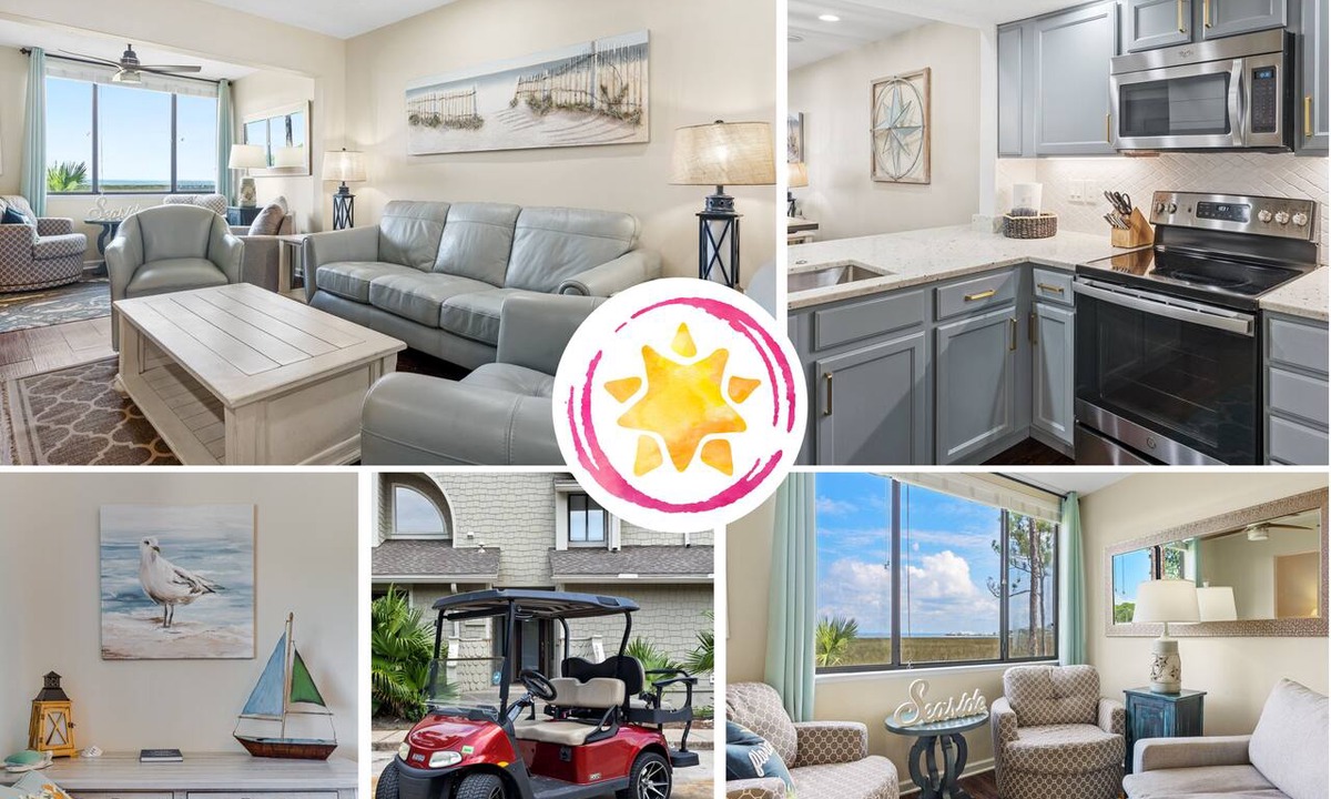 Sandestin Condo | "Salty Sun" - Golf Cart (included), Tennis, Pools, Golf, Beach. it's all here!