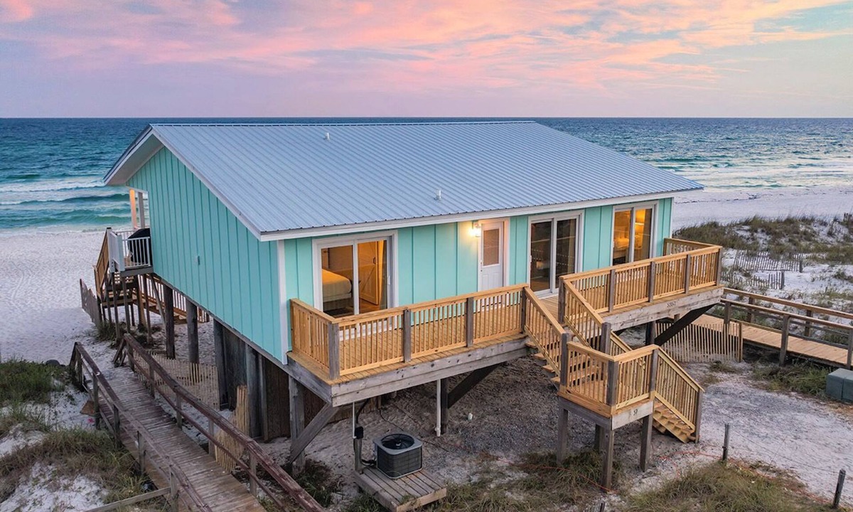 Dune Allen Beach House | Shell Shack - Beach Front Home in Dune Allen Beach with Ocean Views