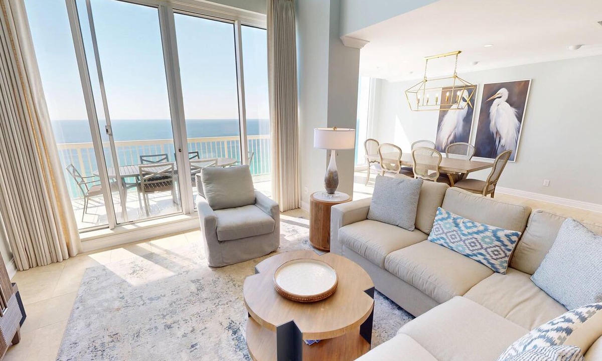Destin Condo | Silver Beach Towers 1905E is a Gulf Front 3 BR Penthouse - views are spectacular