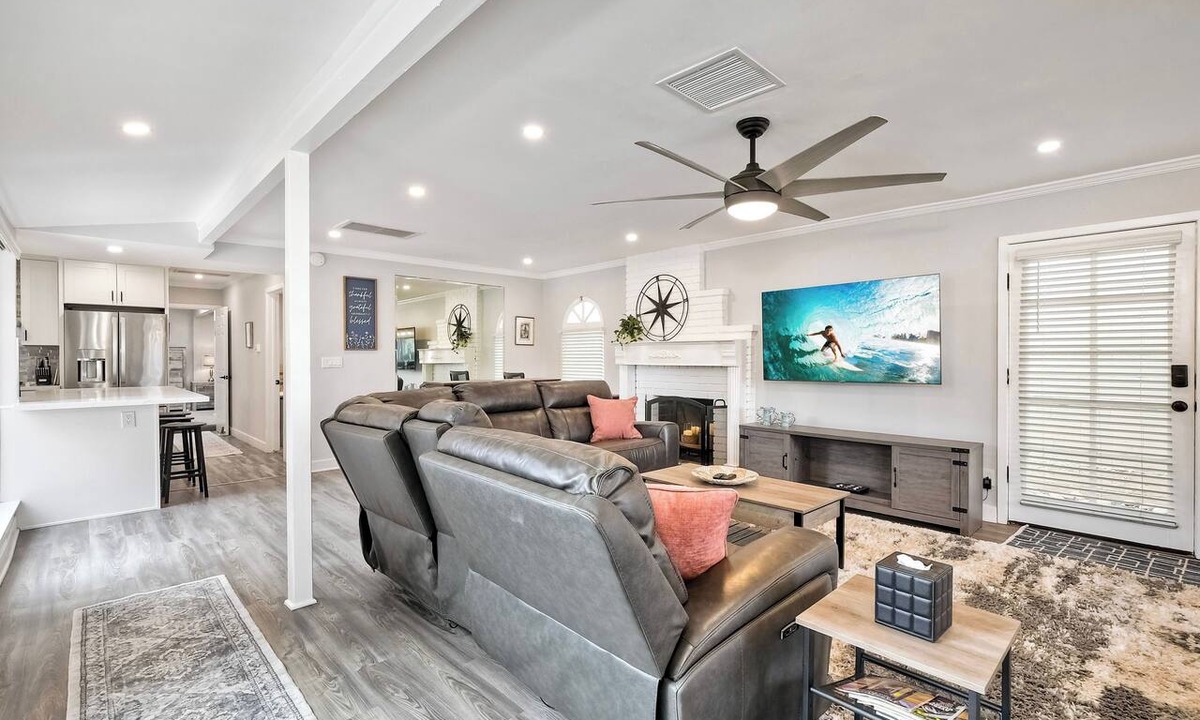 Carlsbad Village Condo | Steps to Beach! 2BR Dog-Friendly Home w/Fire Pit, BBQ & Gated Entry