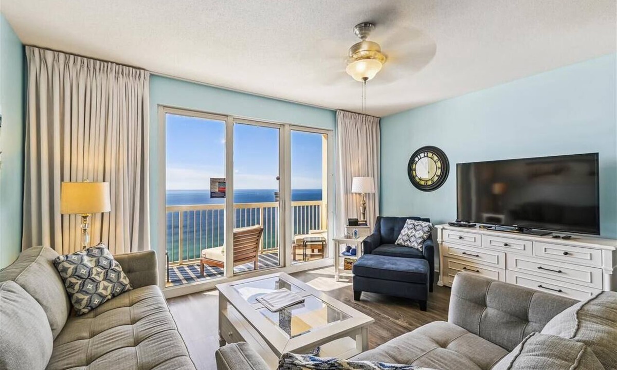 Lower Grand Lagoon Condo | Stunning View Summer dates still availalble free beach service book now!
