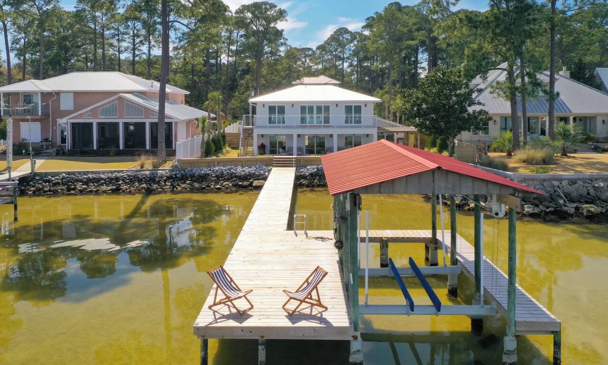 Walton County House | THE BAYFRONT HAVEN Private Dock Sauna Pet-Friendly Luxury Destin 30A Retreat