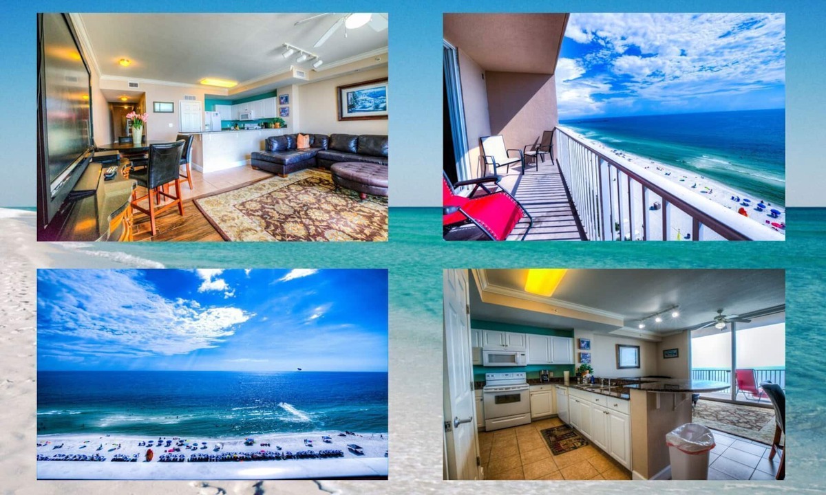 Panama City Beach Condo | Tidewater 906! Ocean Front, Best Amenities, Walk To Pier Park