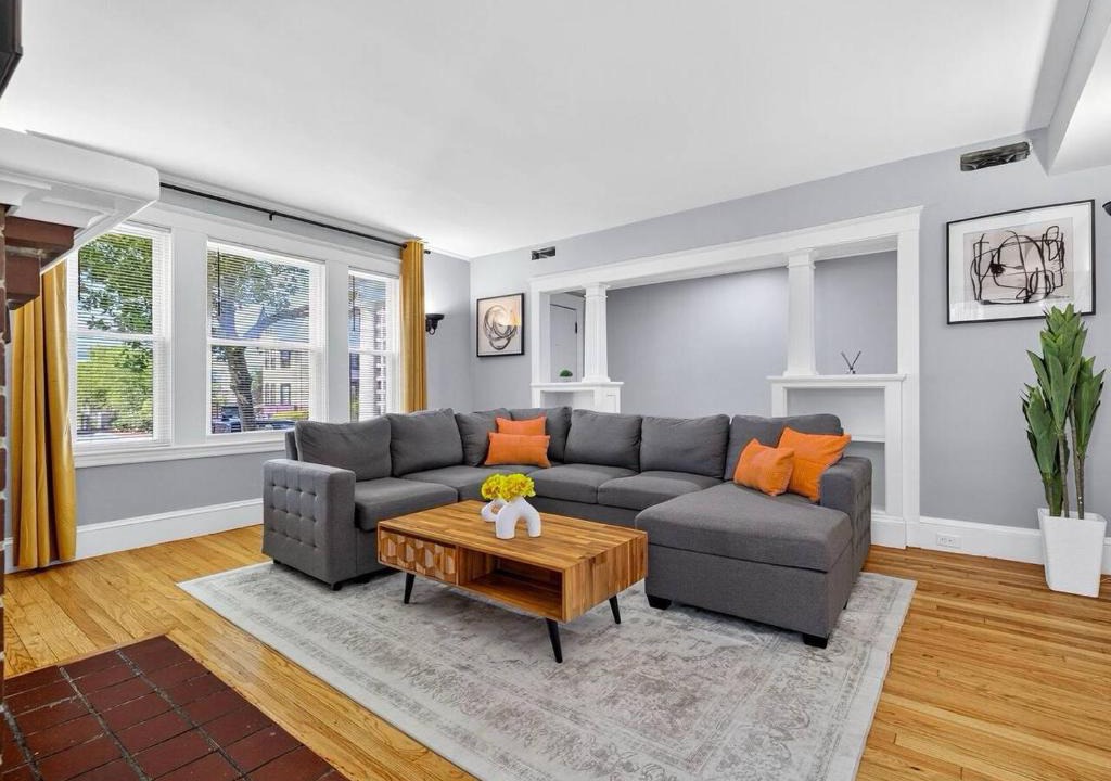 St. Elizabeth's Apartment | Vintage 5BR apt in Boston with Free Parking