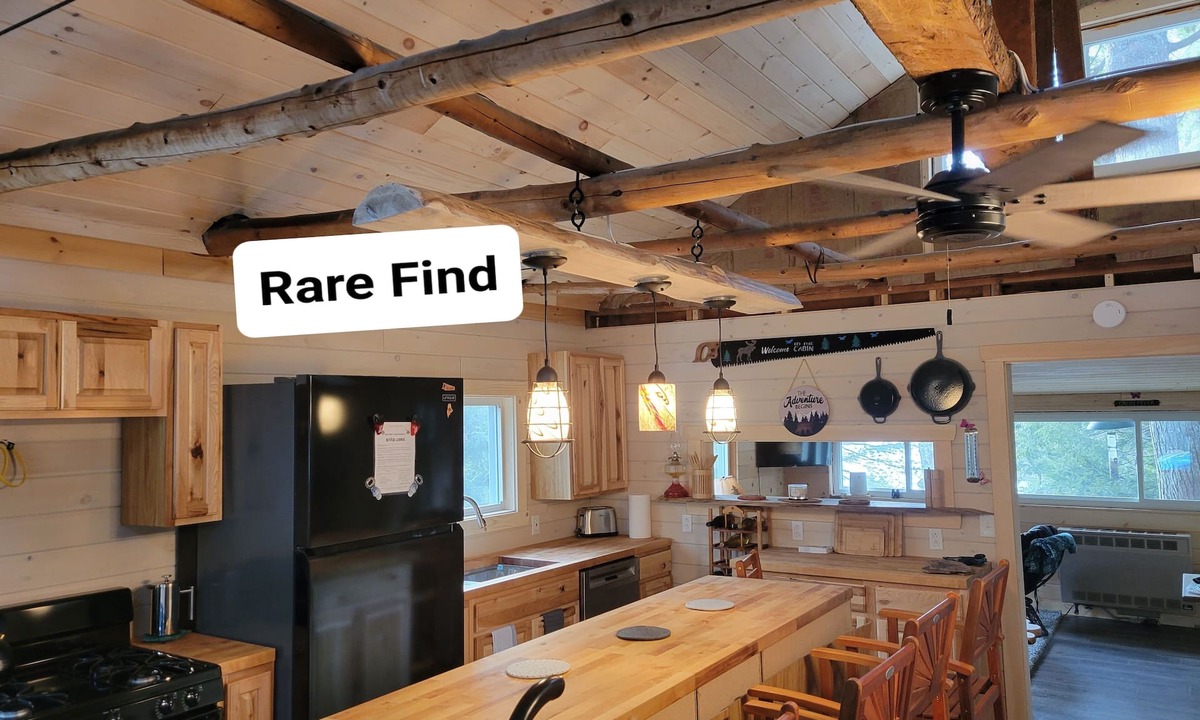 Aurora Cabin | WATERFRONT "Rivah Lodge", ULTIMATE "OFF GRID" Experience Nice drive to Acadia