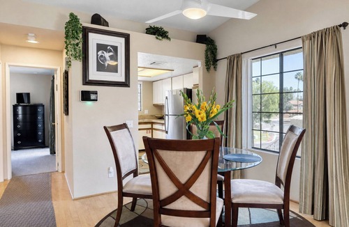 Palm Springs Condo | 2 BR/2Bath Mesquite upstairs corner unit + Stunning Mountain Views from two priv