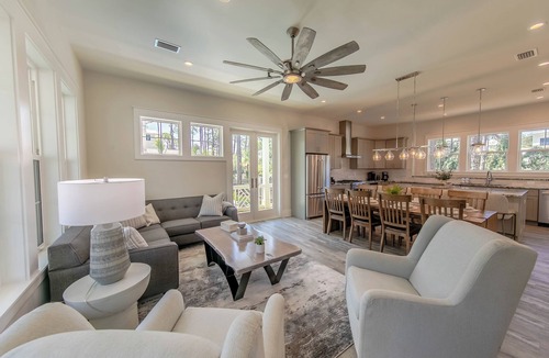 Dune Allen Beach House | 30A Brand NEW 4 Bedroom-8 Bikes-LARGE POOL-Turf yard Close to Beach-Golf Cart!