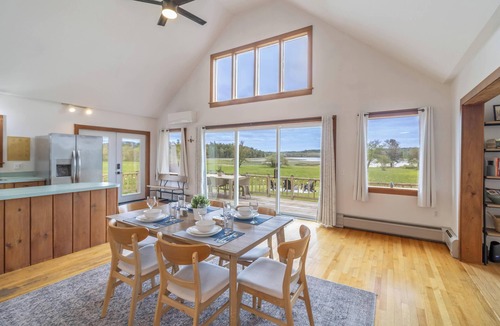 Franklin House | 4-Season Waterfront Oasis Acadia with Hot Tub