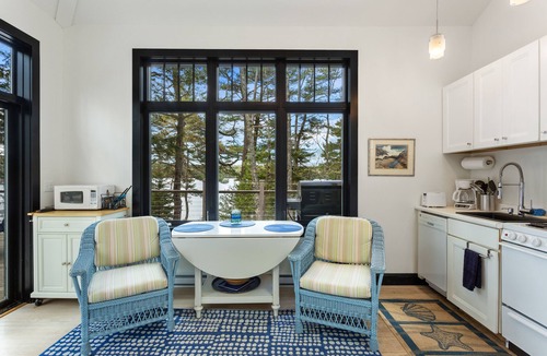 Mount Desert Cottage | Acadia Long Pond Waterfront 75 ft to Dock Modern Cottage Sleeps 5