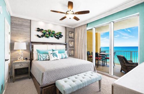 West Panama City Beach Resort | Beachfront Condo Free Beach Chairs Huge Balcony Come Relax!