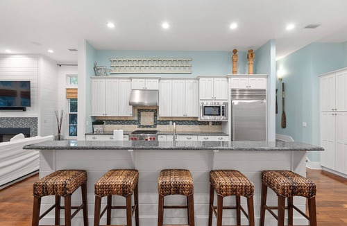 Cottage District House | Best of Both: Beautiful 5 Bedroom Watercolor Home + Prime Location + Bikes