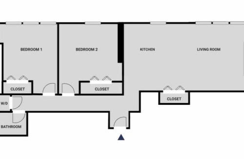 South Loop Apartment | Blueground | South Loop, city view, nr Grant Park