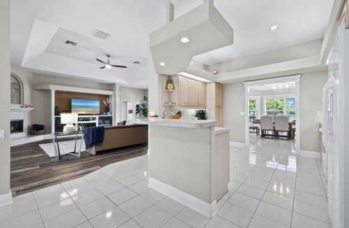 Laurel House | Canal-Front Luxury | Heated Saltwater Pool/Spa | Fishing Dock | Near the Beach!