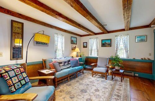 Hancock House | Charming Seaside Cottage with a Gas Fireplace, Spacious Patio, and Nearby Hiking