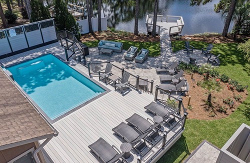 Gulf Pines House | Coastal Soul - Secluded Lakefront Home with Private Pool Area & Golf Cart