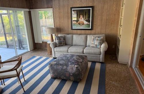 Laurel House | Cool ranch home with heated pool near beach