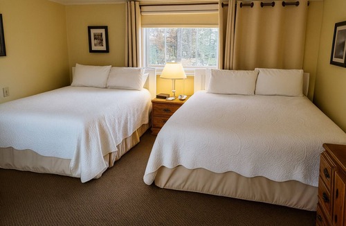 Dryden Hotel | Cozy 1st Floor Room with Queen & Full Beds in Peaceful Wilton