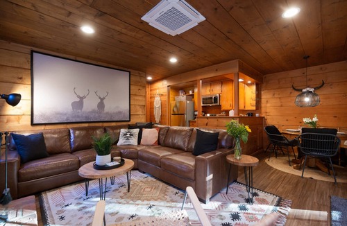 Pine Cove Cabin | Cozy 3 BR Cedar Mountain Retreat - Fireplace & Spa