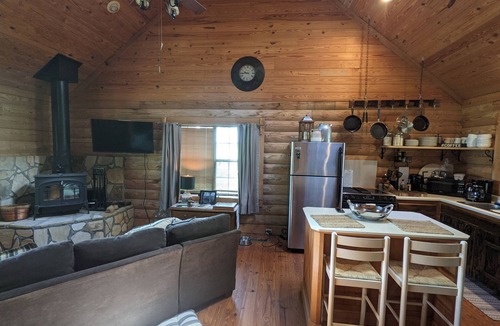 Mount Pleasant Cabin | Cozy cabin with great views overlooking Lake Seminole. (Pet friendly)