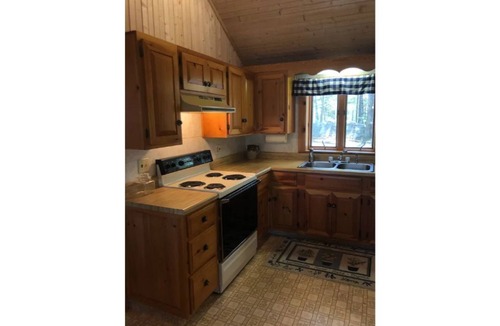 Millinocket Cottage | Cozy, Lakefront Cottage, 9 miles to Baxter, dock, kayaks, canoe, 2 bedroom