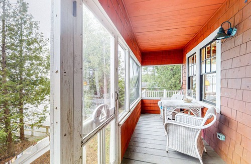 West Bath House | Cozy, Waterfront Cabin-Style Gem with Private Dock and Lovely Views