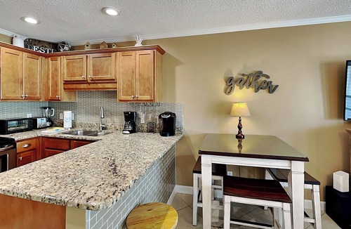 Crystal Beach Condo | Crystal Beach Condo, Community Pool, Across from the Beach!