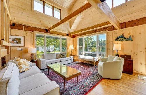 Winthrop House | Dock + Kayaks: Annabessacook Lake Retreat!