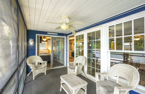 Sunrise Beach House | Dock w/Deck & Waterslide: Lake of the Ozarks Gem!