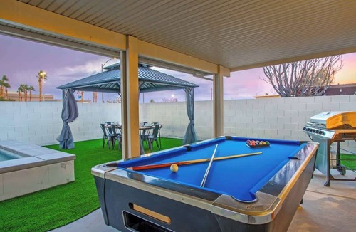 North Las Vegas House | Endless Fun @ 5BR Oasis w/Pool, Spa, Arcade Games
