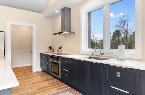 Lincolnville House | Enjoy tranquil pond views at The Pond House in Lincolnville, ME—2300 sq ft, 3 beds.