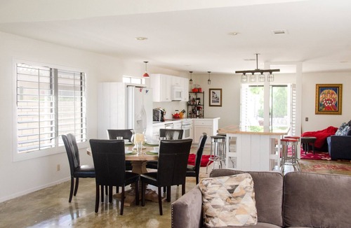 Desert Hot Springs House | Escape to a Desert Oasis with Mountain Views, | Private Pool and Golf!