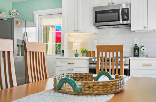 Crescent Beach House | Fire Pit, Tropical Oasis, Steps to Beach, Patio