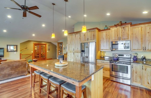 Lakeside House | ‘Flathead Lake Base Camp’ in Somers: Lake View!