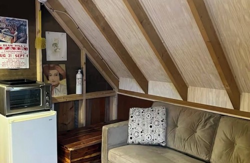 Franklin Cabin | Genuine Farm experience! Barn loft on Organic Farm—rooster and chickens below!